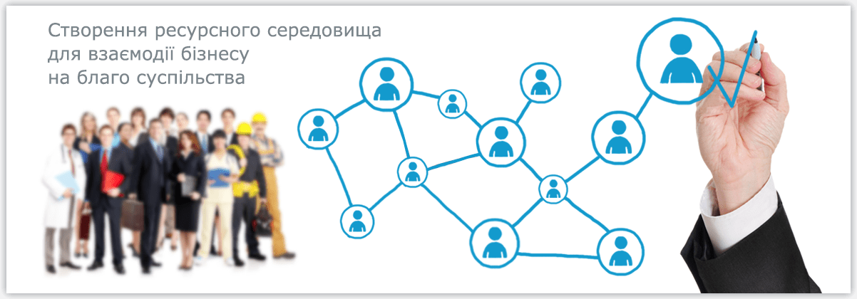 Створення ресурсного середовища для взаємодії бізнесу на благо суспільства